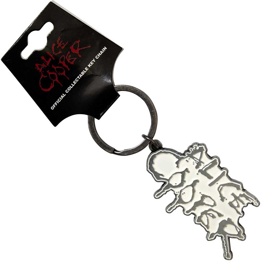 Alice Cooper Dripping Logo Silver