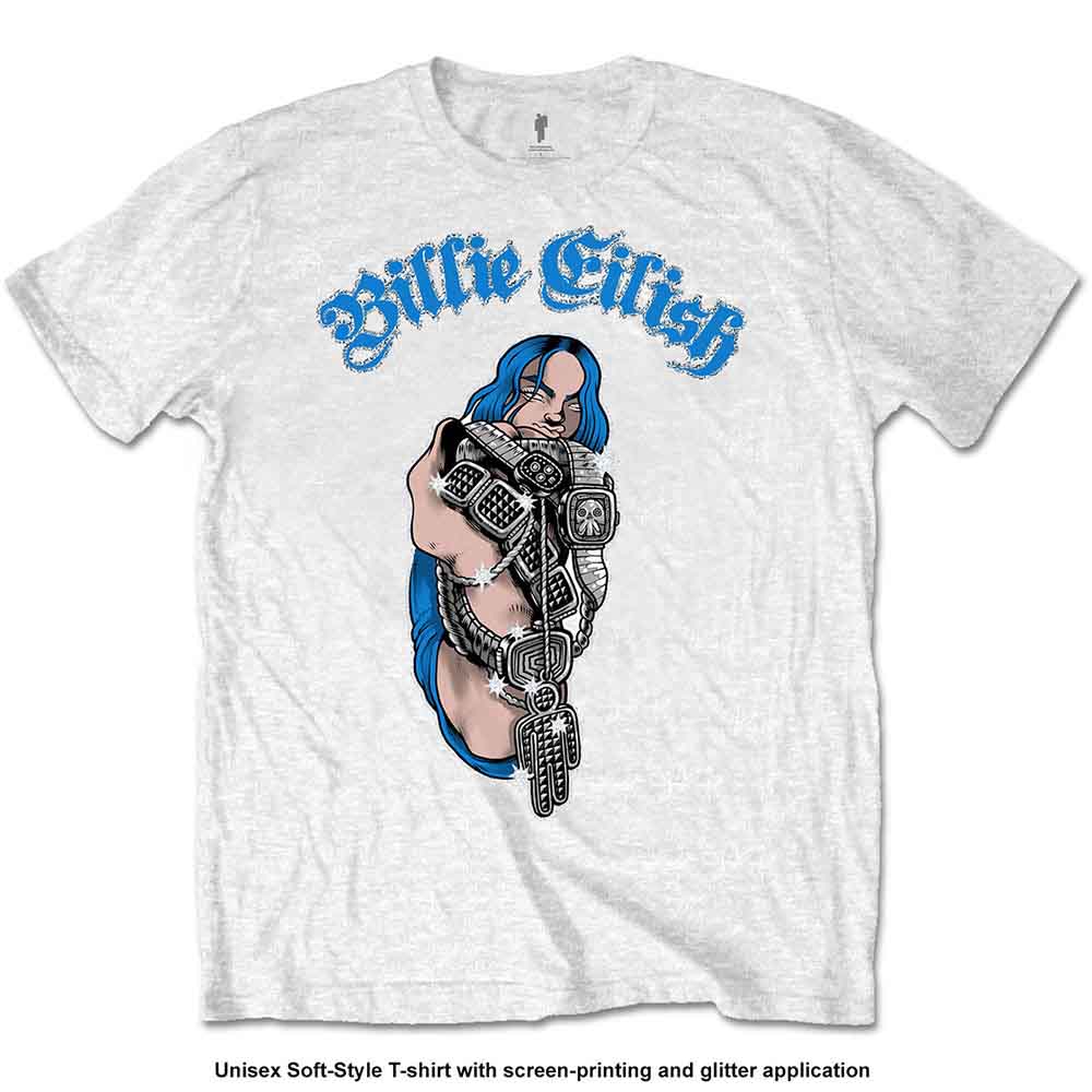 Billie Eilish Bling White
