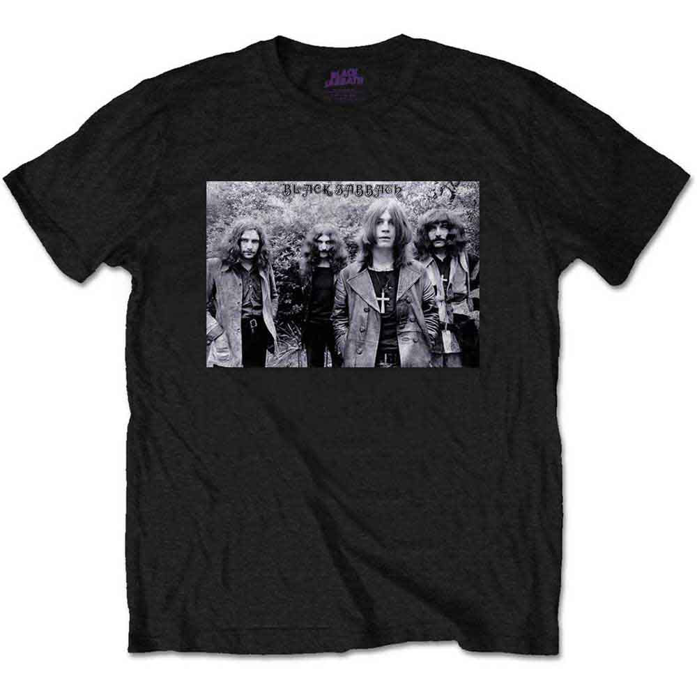 Black Sabbath Group Shot Black