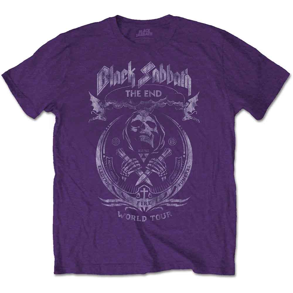 Black Sabbath The End Mushroom Cloud Purple