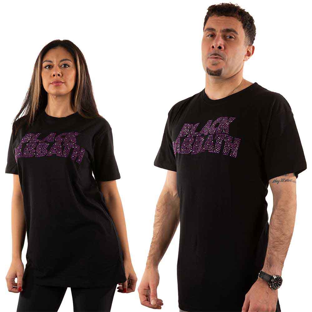 Black Sabbath Wavy Logo Black