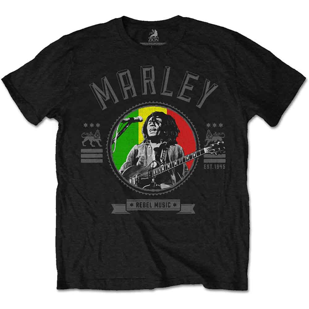 Bob Marley Rebel Music Seal Black