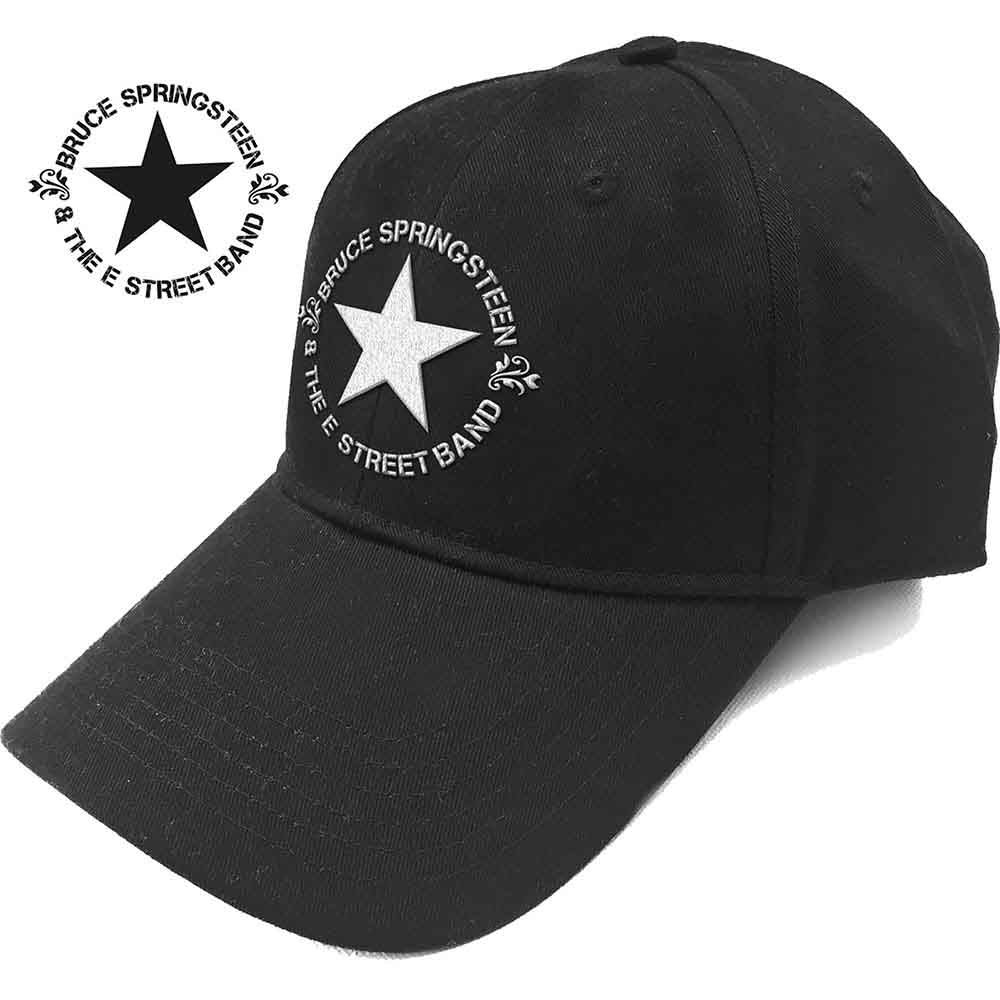 Bruce Springsteen Circle Star Logo Black