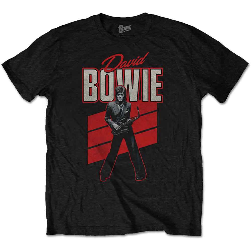 David Bowie Red Sax Black