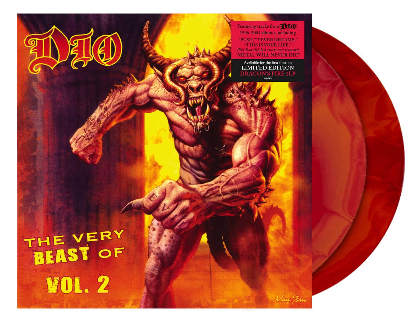 Dio The Very Best Of Dio, Vol. 2 ("Dragon's Fire" Colored Vinyl) (2 Lp's)