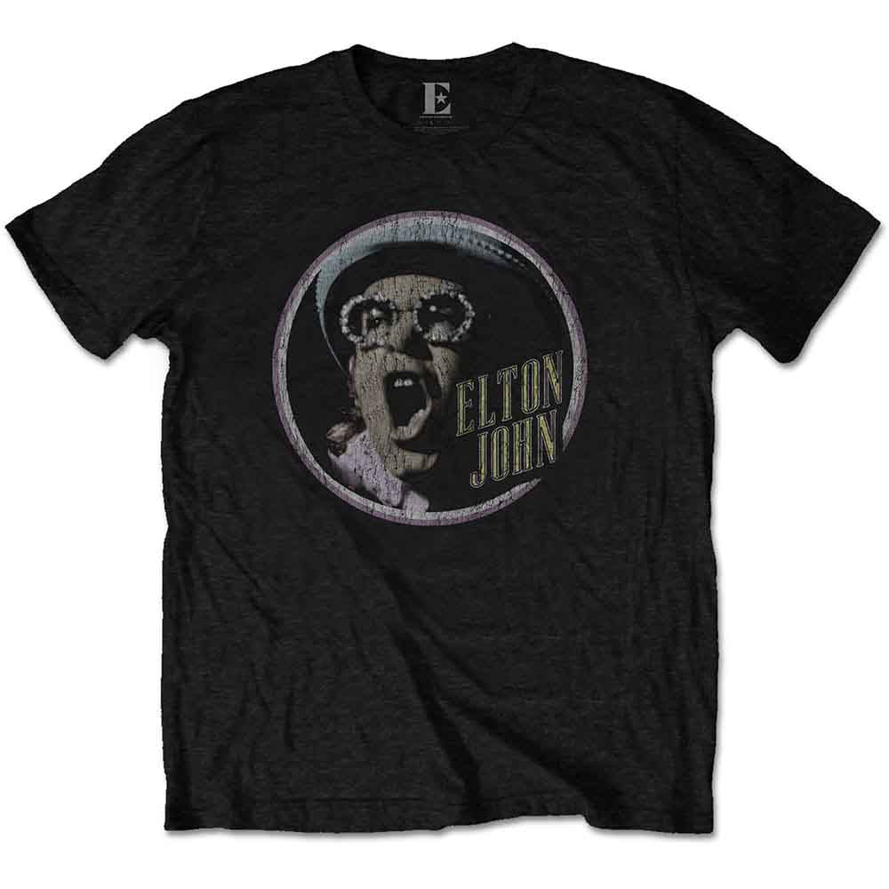 Elton John Circle Black
