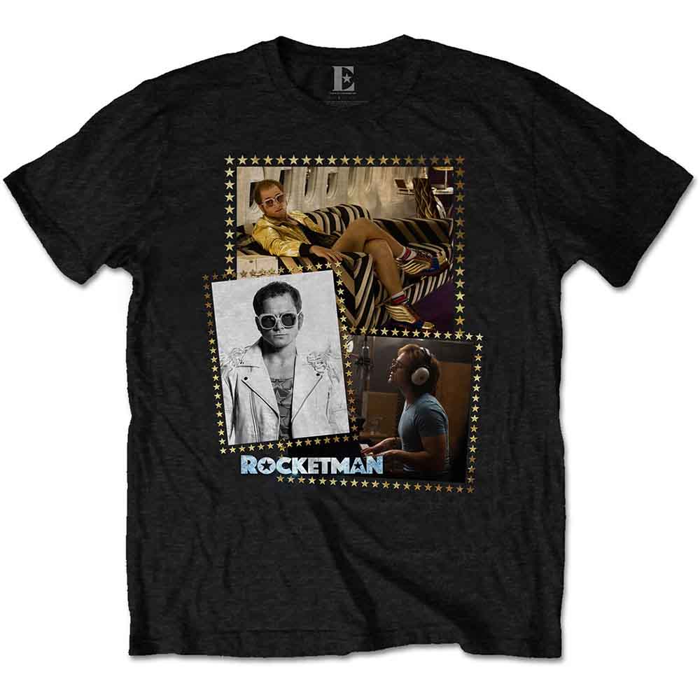 Elton John Rocketman Montage Black