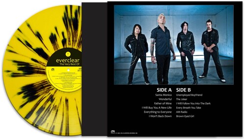 Everclear The Very Best Of (Limited Edition, Yellow & Black Splatter Vinyl)