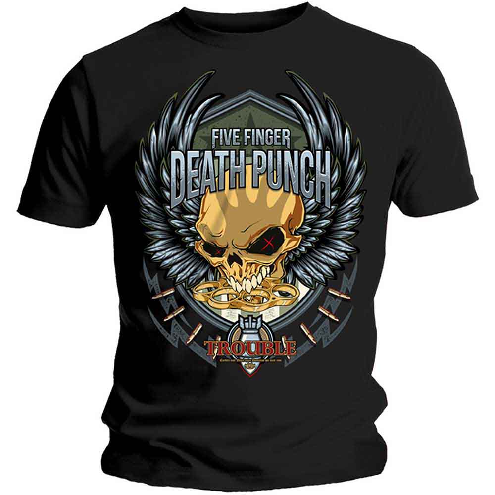 Five Finger Death Punch Trouble Black