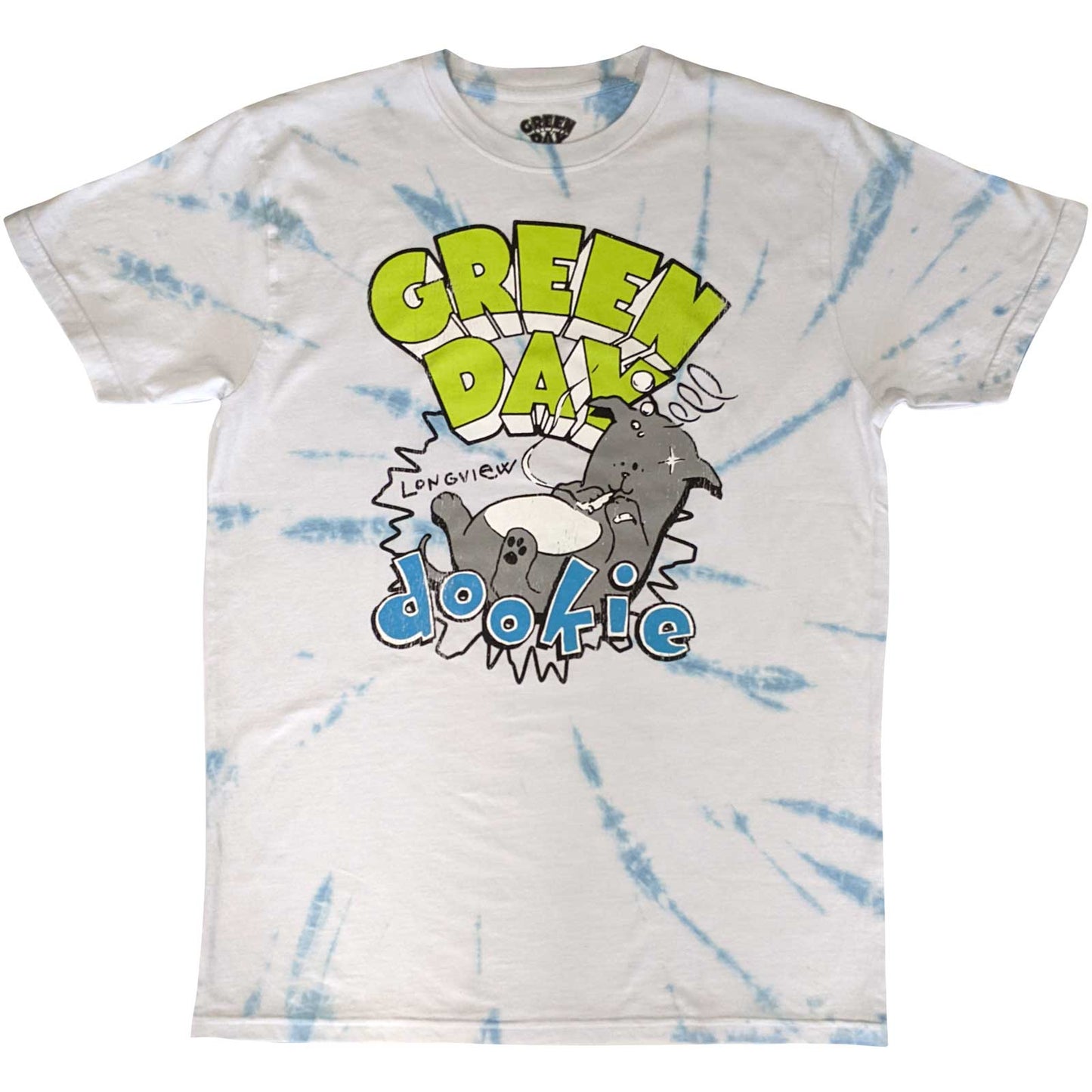Green Day Dookie Longview White