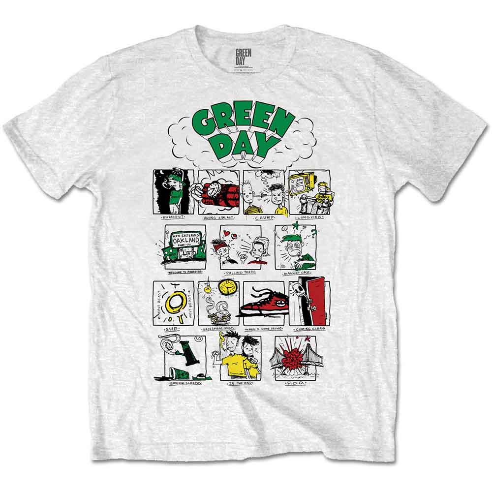 Green Day Dookie RRHOF White