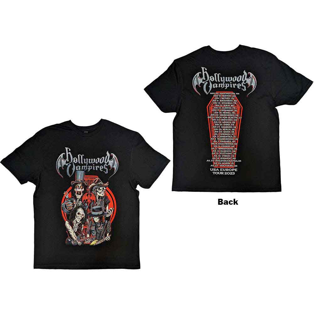 HOLLYWOOD VAMPIRES Caricatures Black