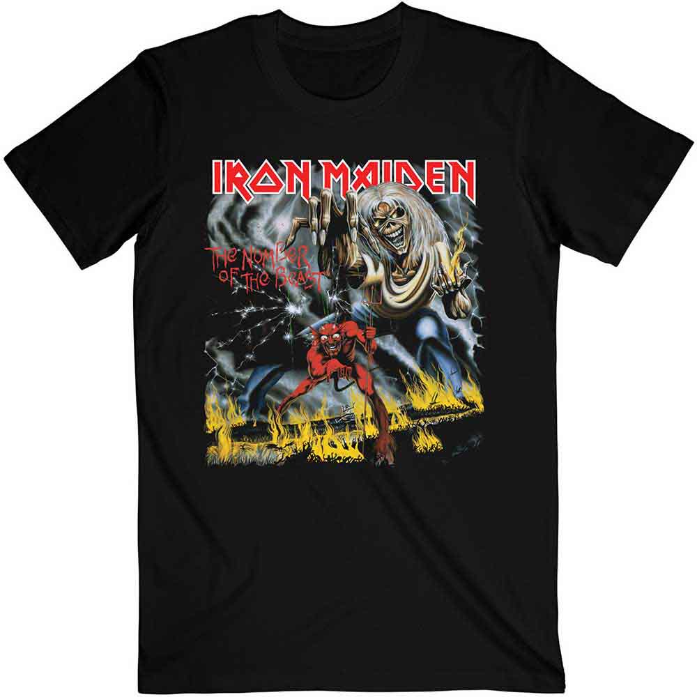 Iron Maiden Number Of The Beast Black