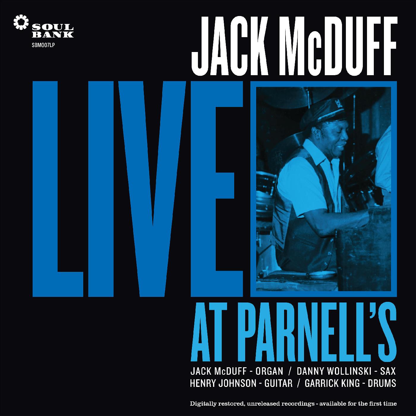 Jack McDuff Live at Parnell’s
