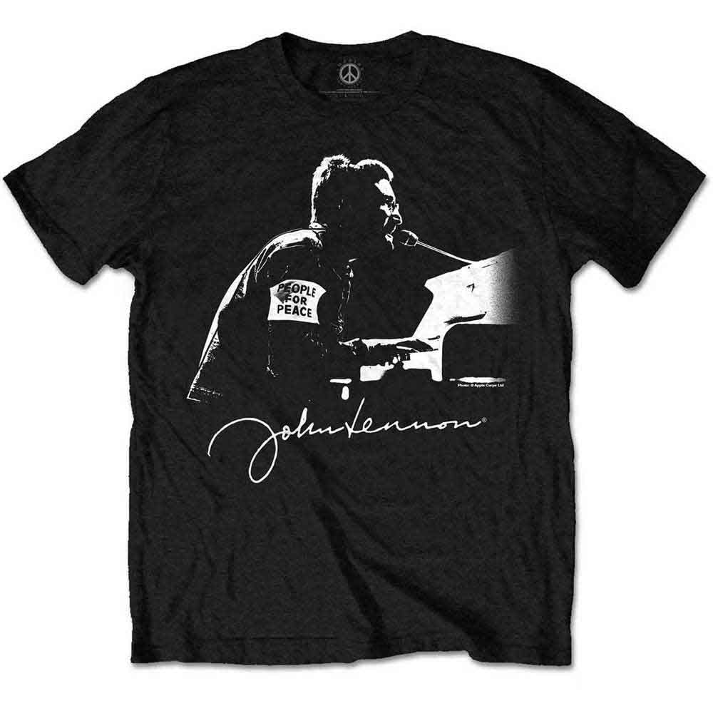 John Lennon People for Peace Black