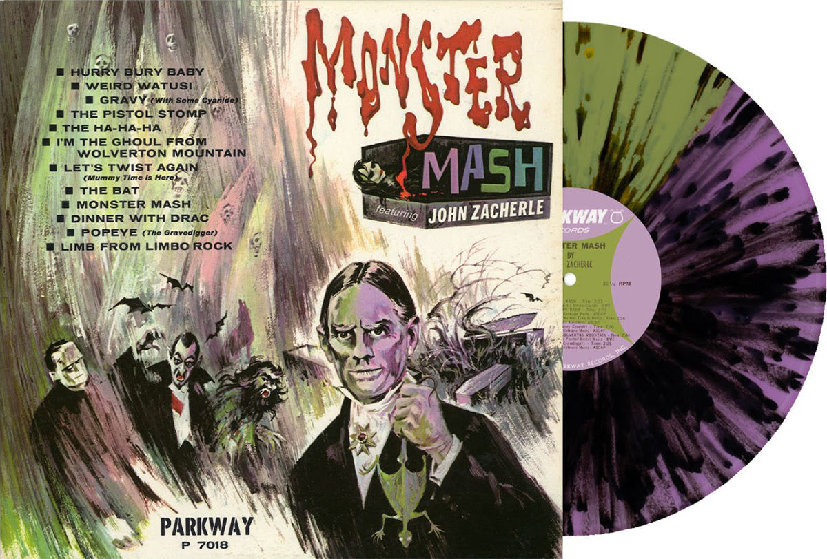 John Zacherle Monster Mash (Indie Exclusive) (Purple/Green Split W/Black Splatter Vinyl)