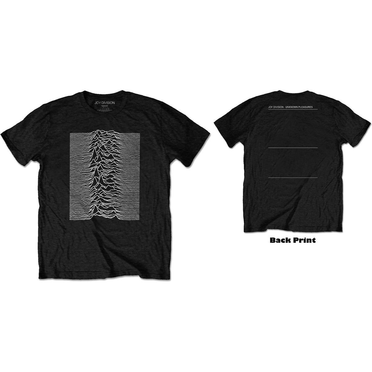 Joy Division Unknown Pleasures black