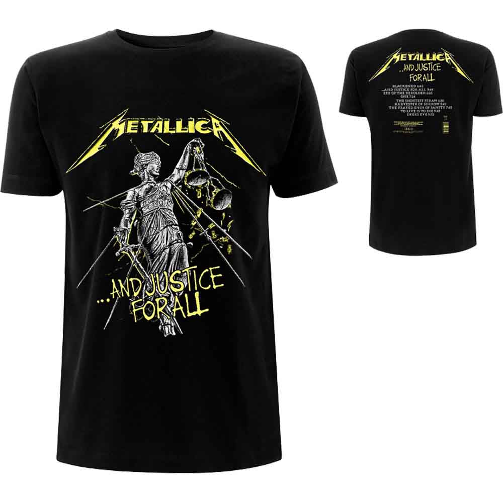 Metallica And Justice For All Tracks Black