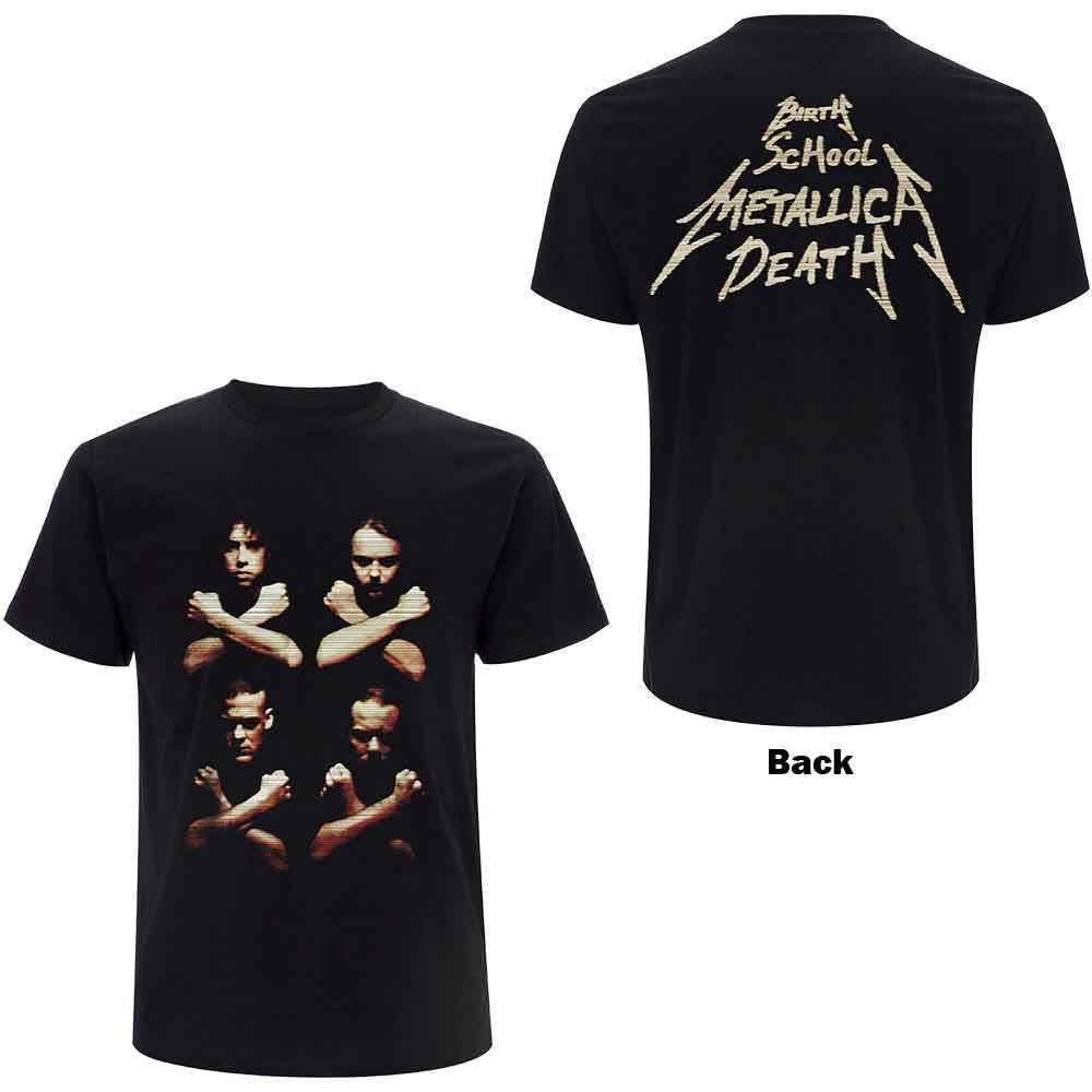 Metallica Birth Death Crossed Arms Black