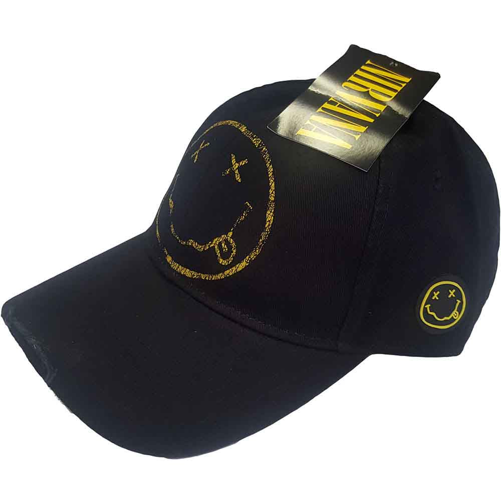 Nirvana Happy Face Black