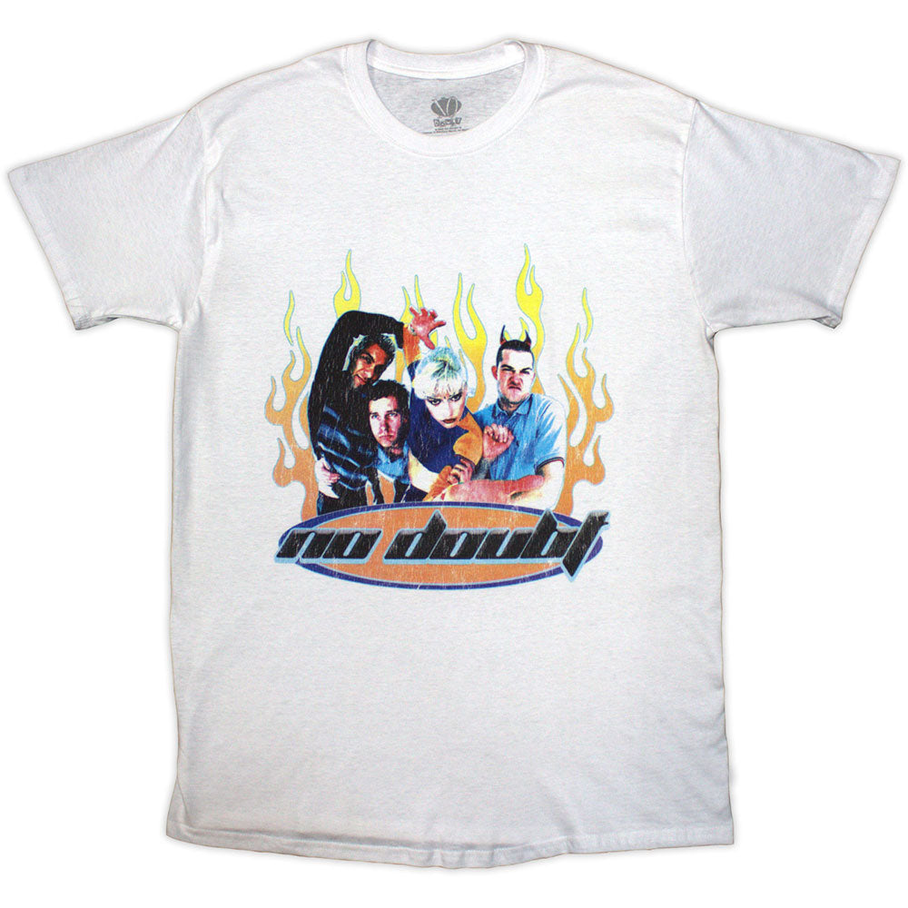 No Doubt Flames White