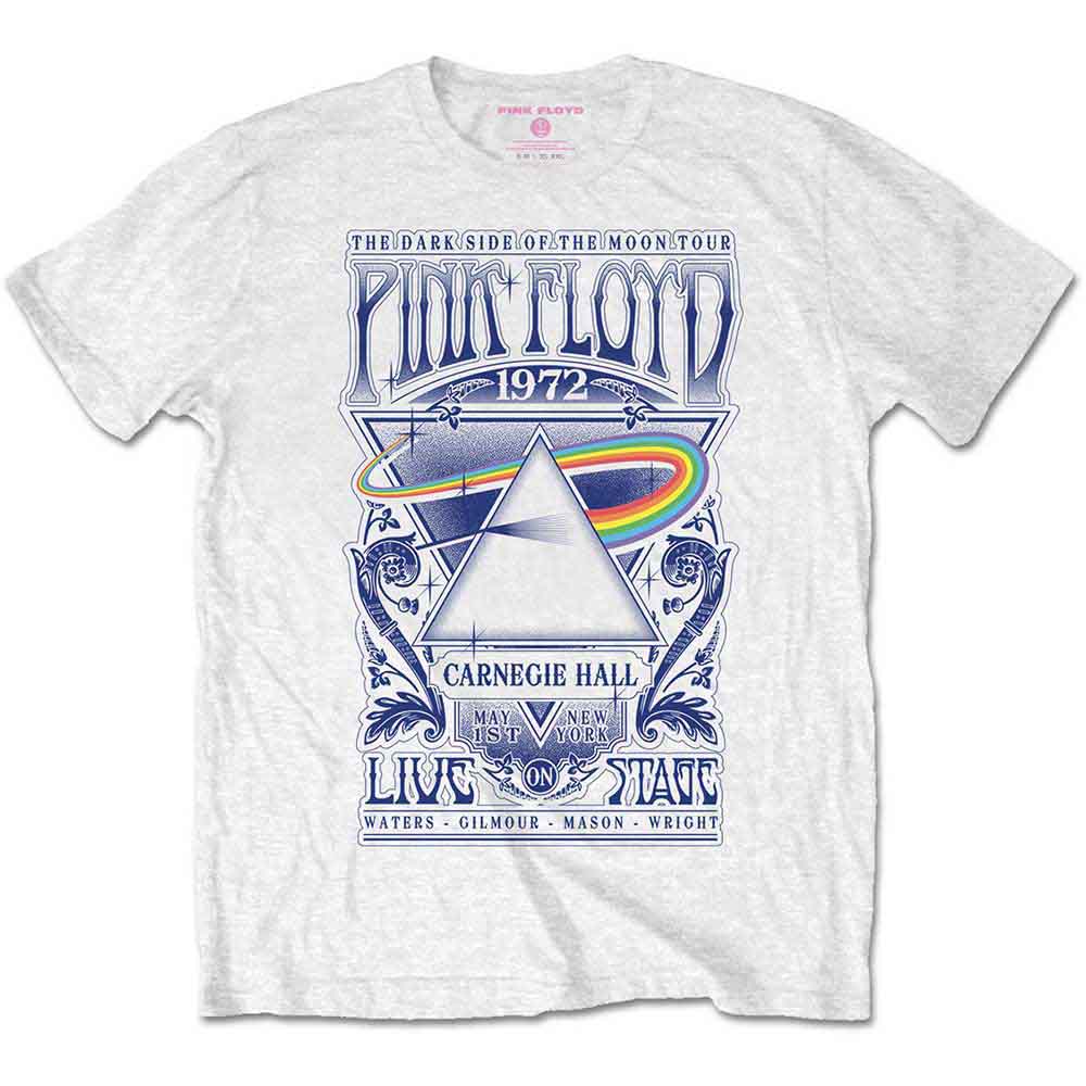 Pink Floyd Carnegie Hall Poster White