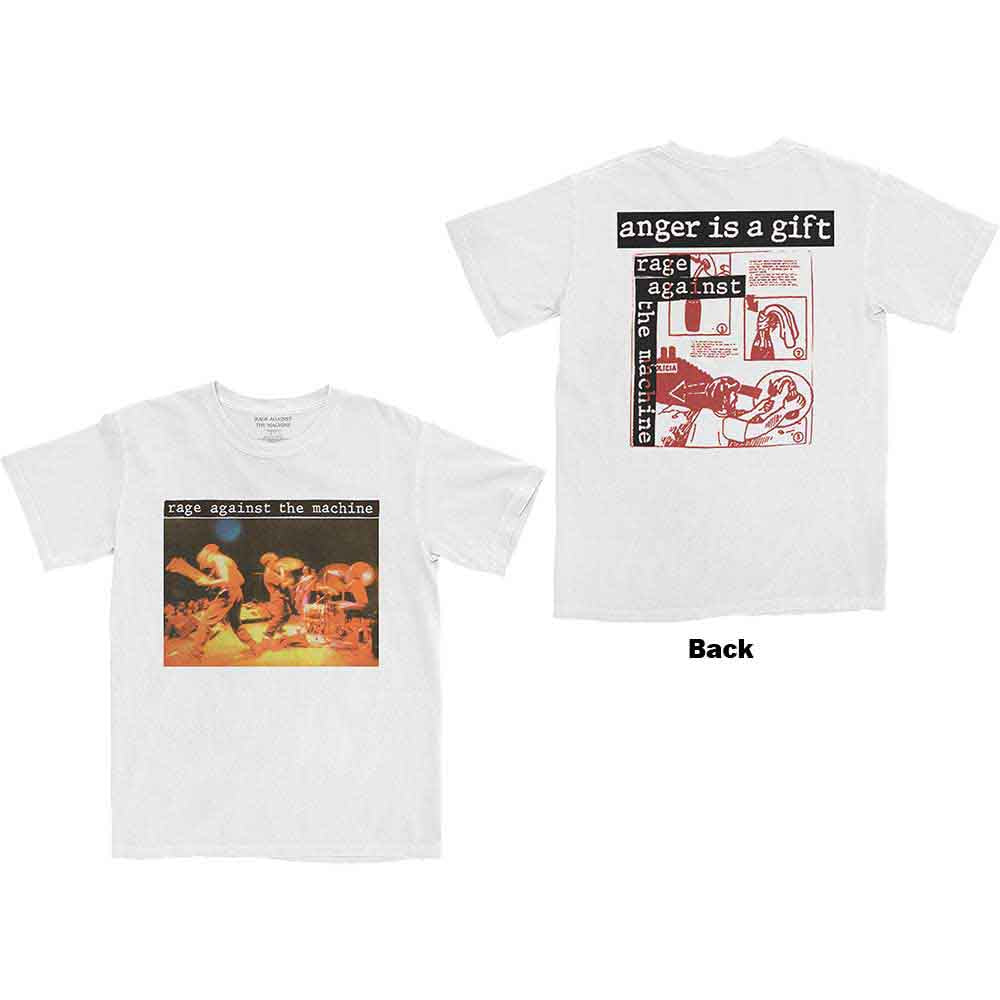 Rage Against The Machine Anger Is A Gift White