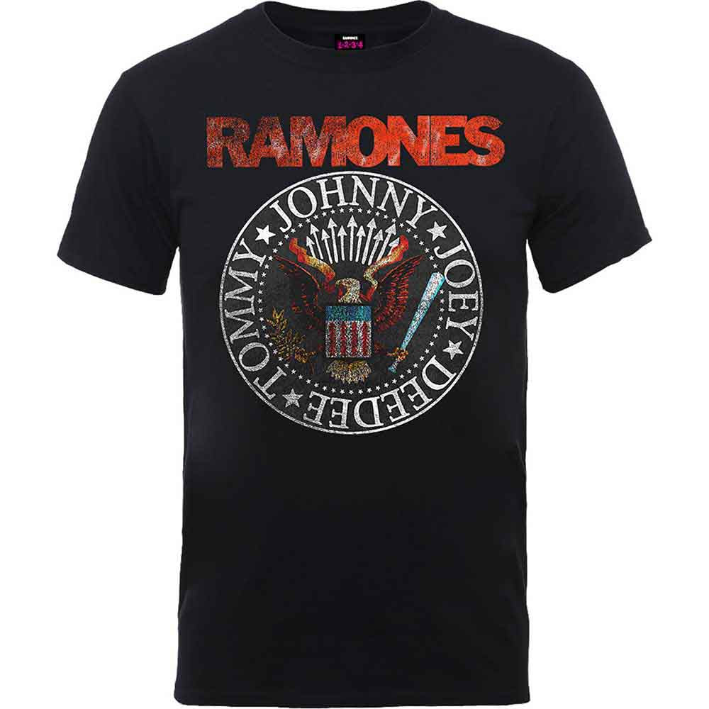 Ramones Vintage Eagle Seal Black