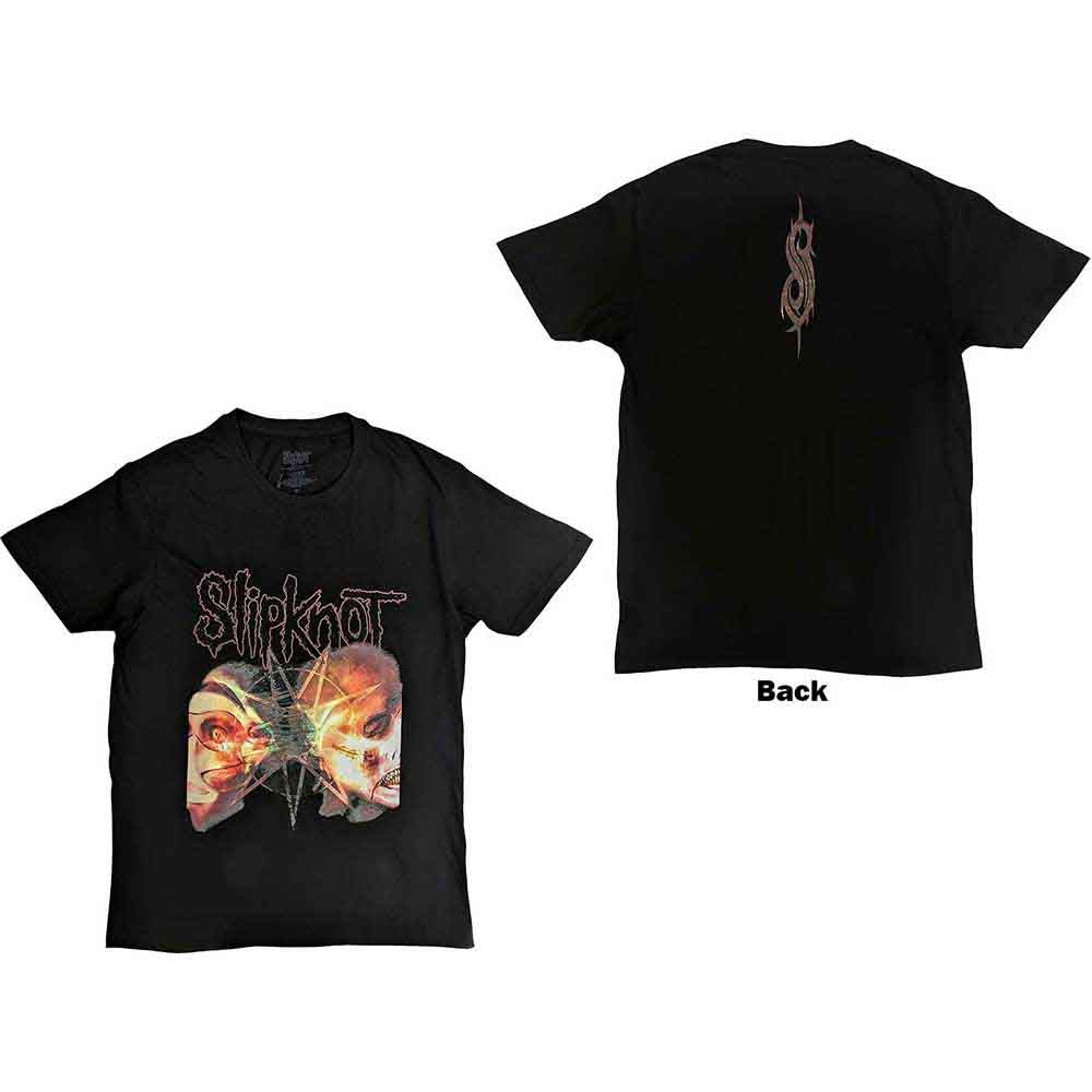 Slipknot 2 Faces Black