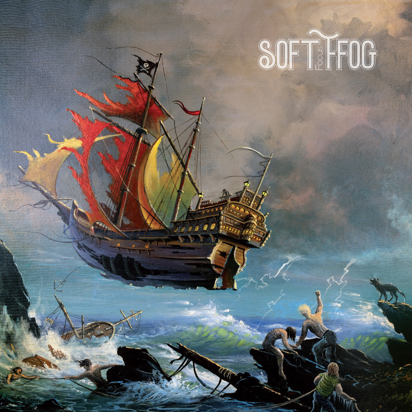 Soft Ffog Focus (Blue/White Swirl Vinyl)