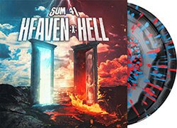 Sum 41 Heaven :X: Hell (Indie Exclusive, Limited Edition, Smush W/ Red & Blue Splatter Vinyl) (2 Lp's)