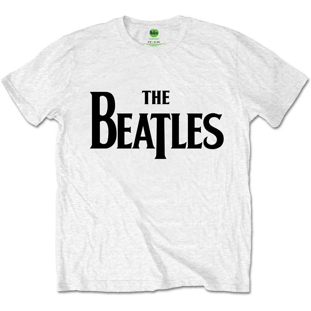 The Beatles Drop T Logo White