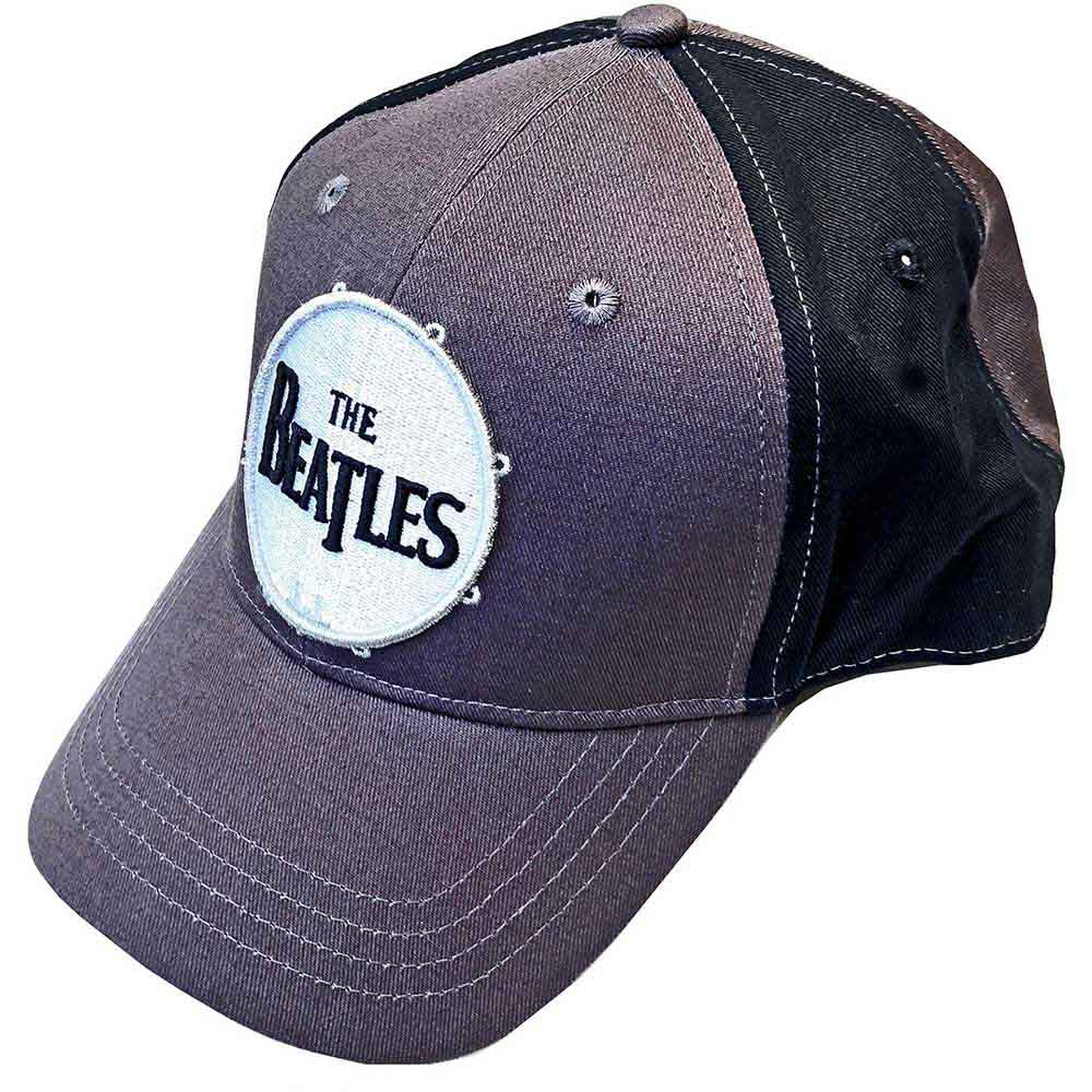 The Beatles Drum Logo Black, Grey
