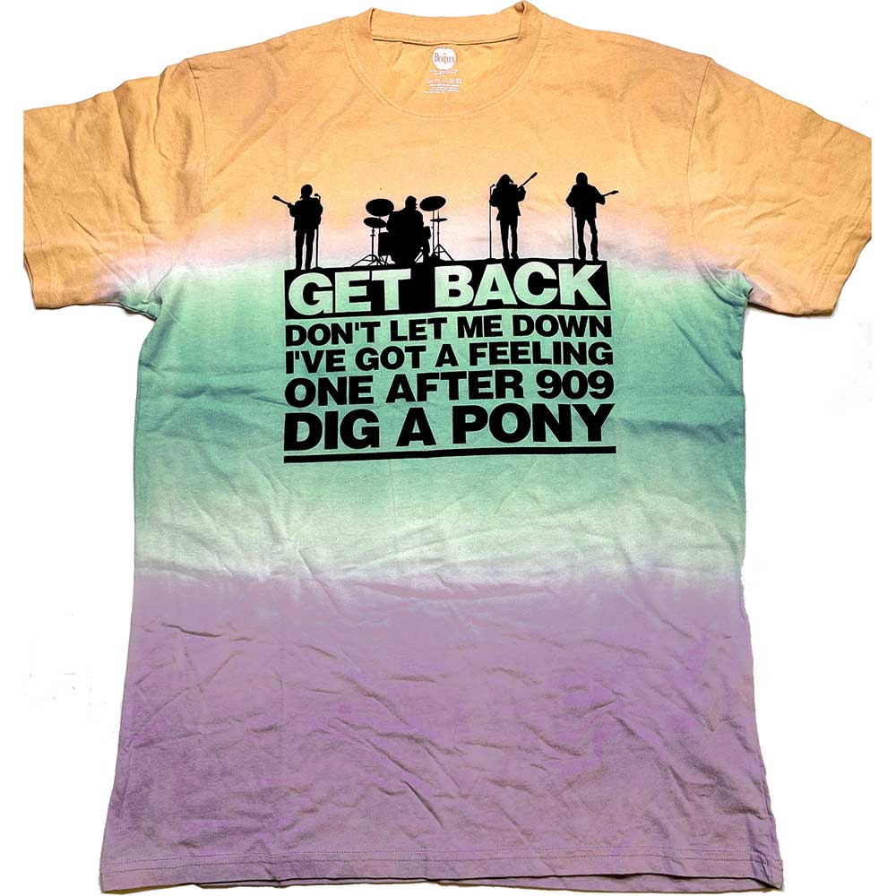 The Beatles Get Back Gradient Multicolour