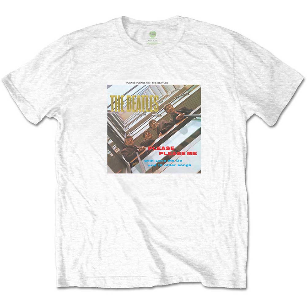 The Beatles Please Please Me Gold White