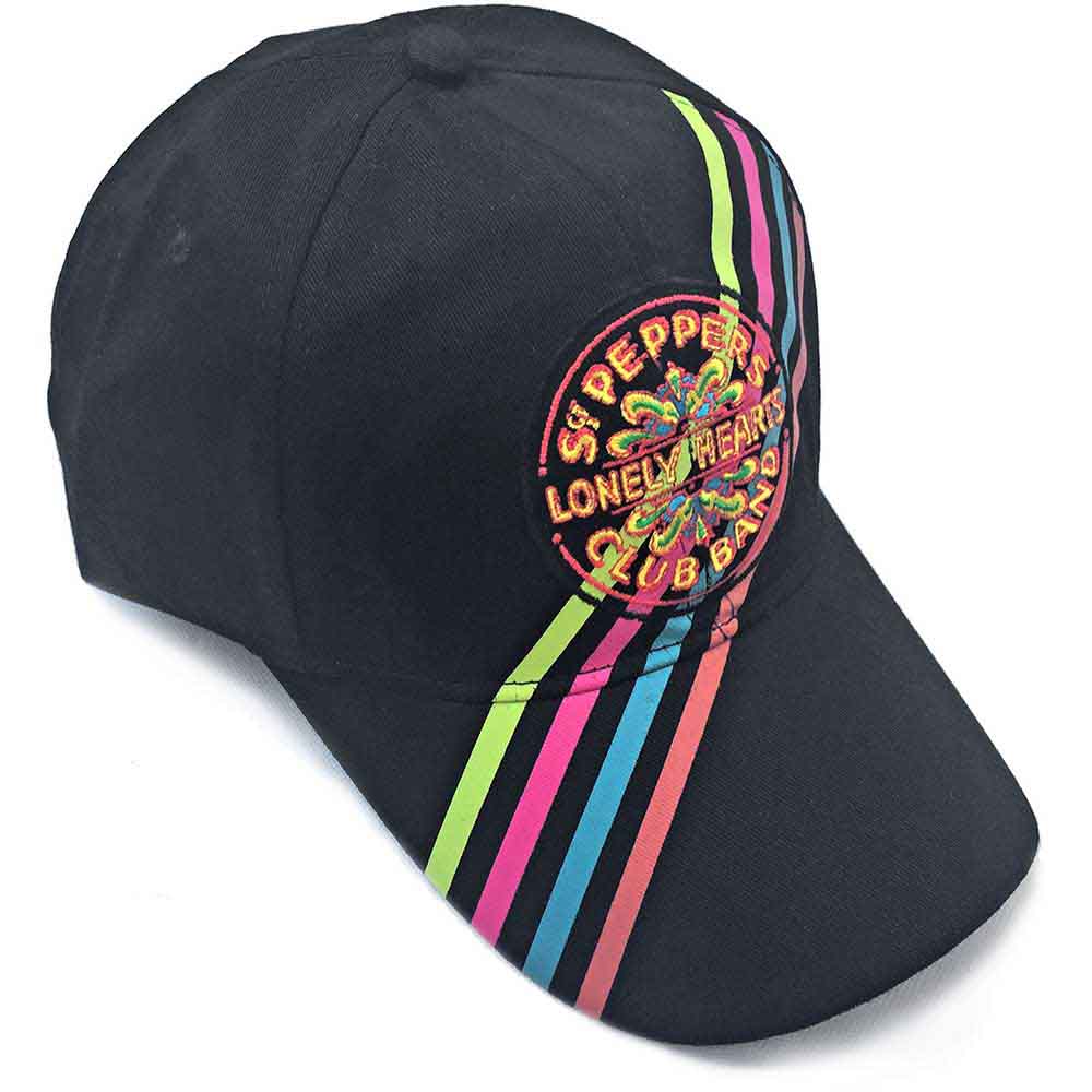 The Beatles Sgt Pepper Stripes Black