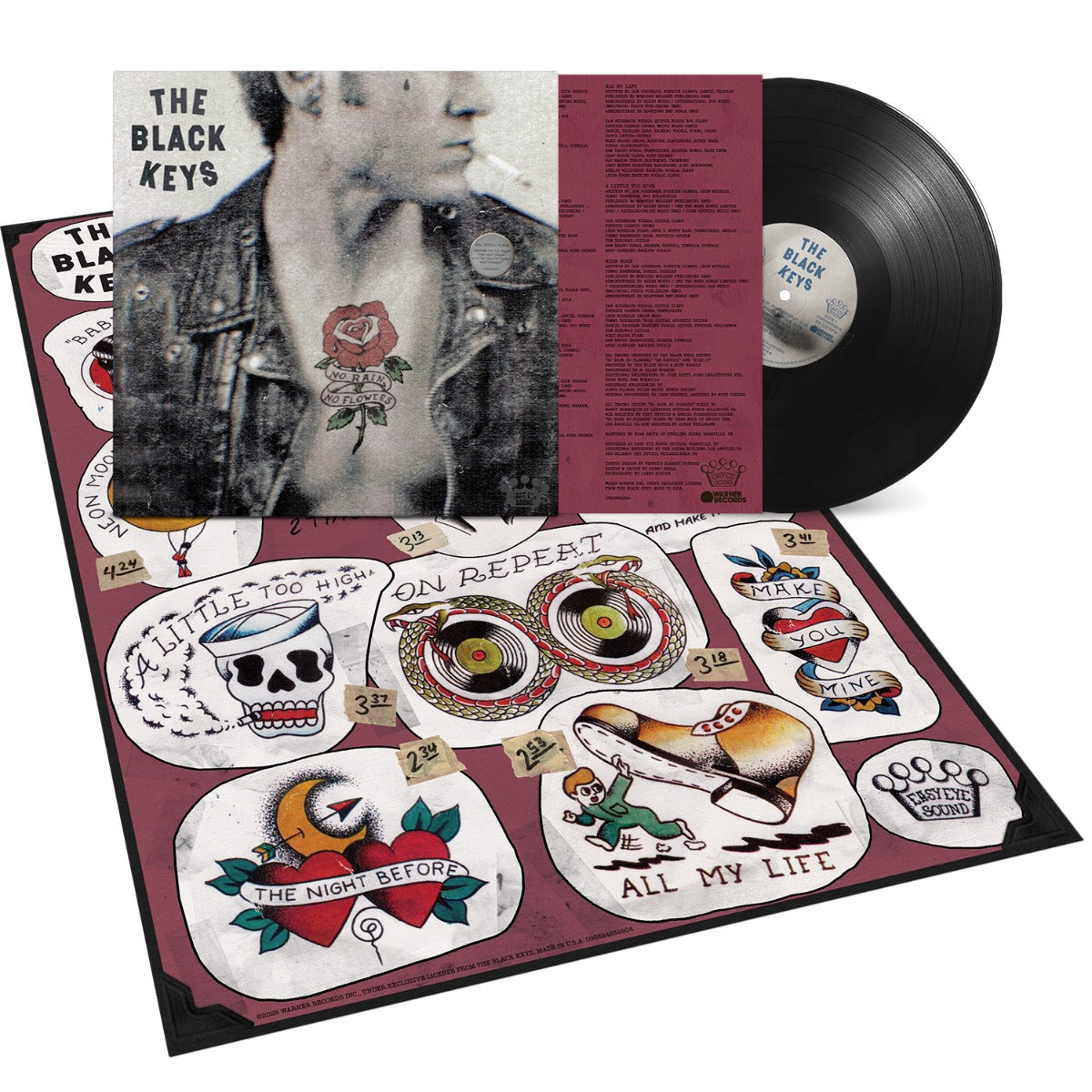 The Black Keys No Rain, No Flowers ( Black Vinyl w/Poster)