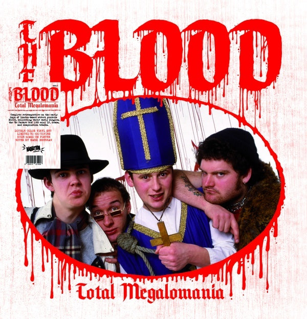 THE BLOOD Total Megalomania (Blue/White Vinyl)