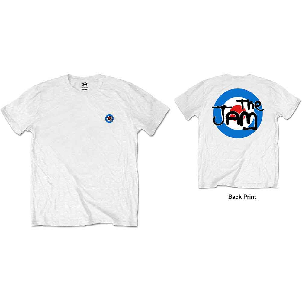 The Jam Target Logo White