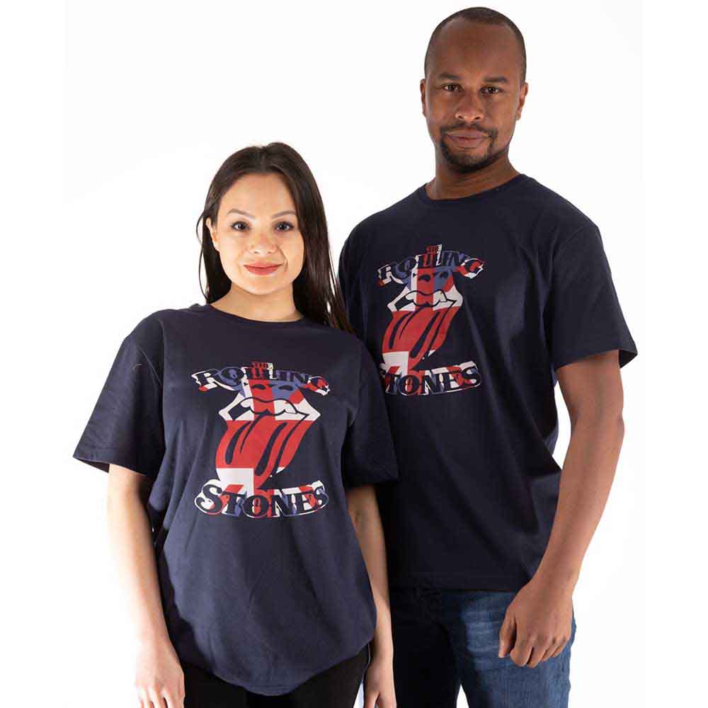 The Rolling Stones British Flag Tongue Blue
