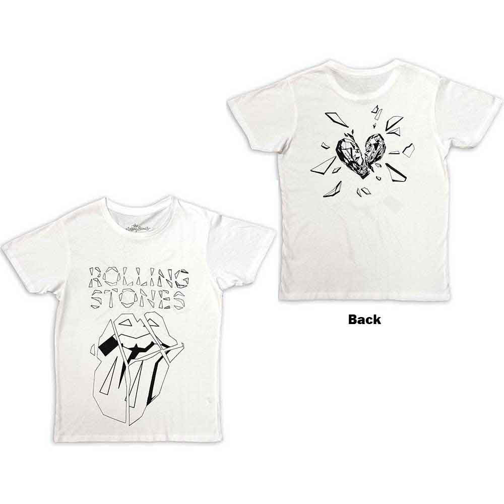 The Rolling Stones Hackney Diamonds Diamond Tongue Outline White