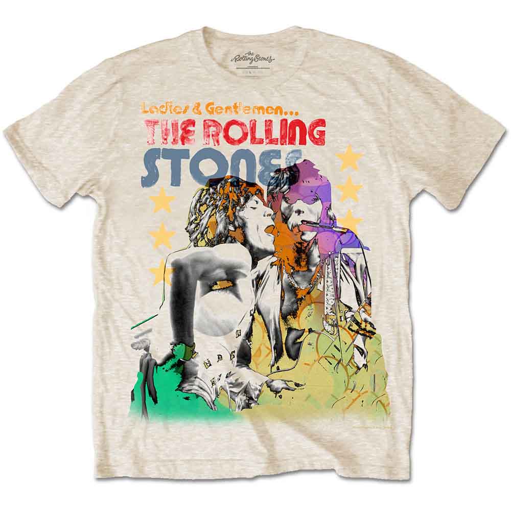 The Rolling Stones Mick & Keith Watercolour Stars Neutral