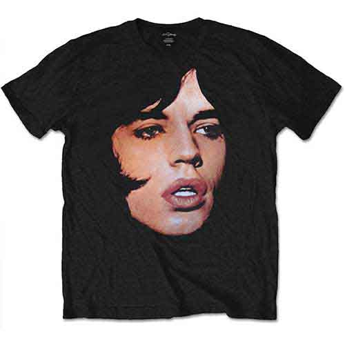 The Rolling Stones Mick Portrait Black