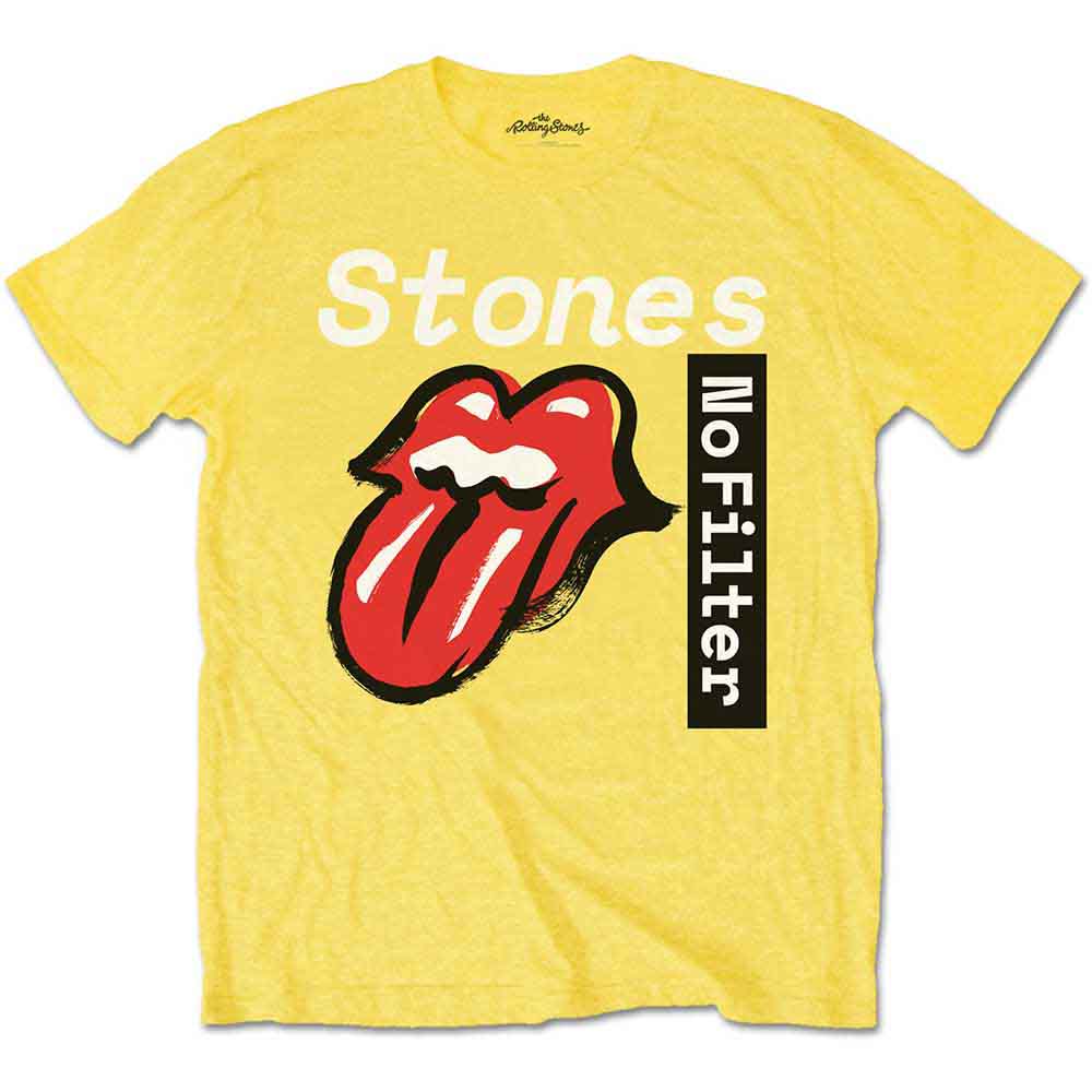 The Rolling Stones No Filter Text Yellow