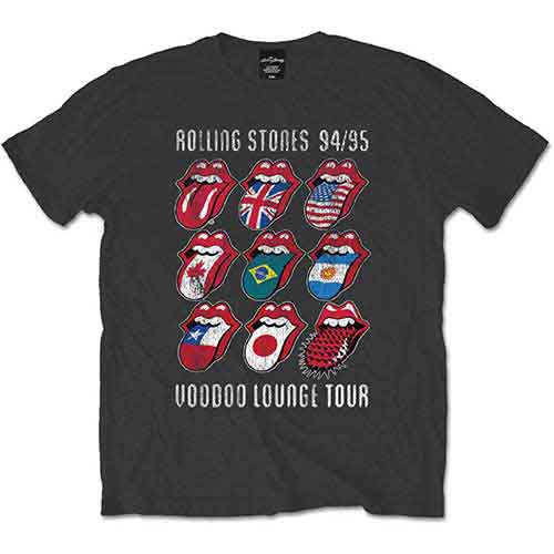 The Rolling Stones Voodoo Lounge Tongues Grey