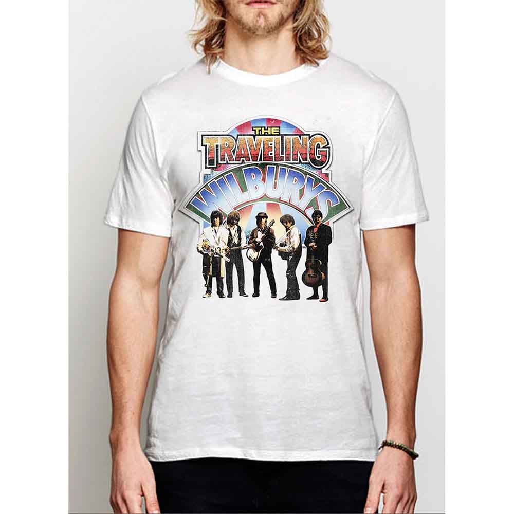 The Traveling Wilburys Band Photo White