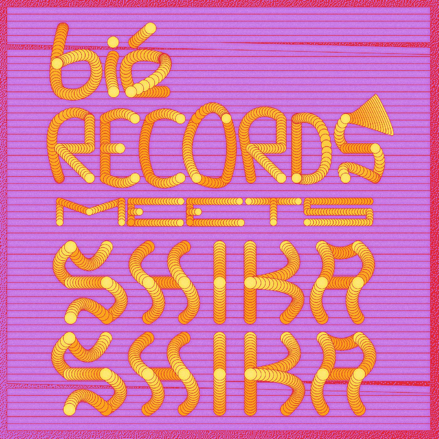 Various Artists bié records meets Shika Shika (TRANSPARENT RED VINYL)