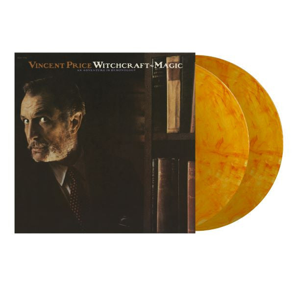 Vincent Price Witchcraft-Magic—An Adventure in Demonology (2LP) (Clear/Orange Pumpkin Swirl Vinyl)