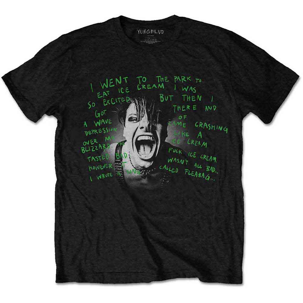 YUNGBLUD Lyric Photo Black