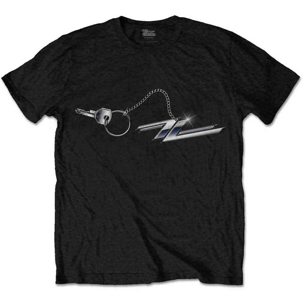 ZZ Top Hot Rod Keychain Black